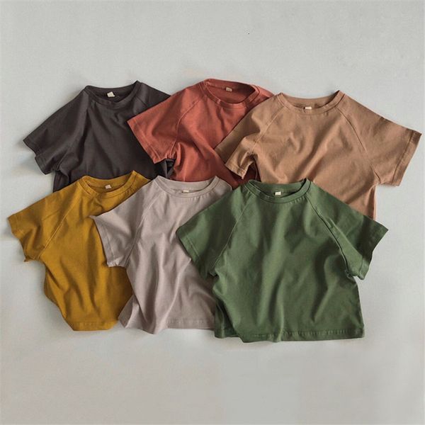 kids shirts summer t shirt fashion solid girls tees short sleeve cotton boys korean casual children clothes for 1 8y 230323, White;black
kids shirts summer t shirt fashion solid girls tees short sleeve cotton boys korean casual children clothes for 1 8y 230323, White;black