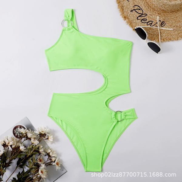 ins new foreign order european and american midriff outfit amazon bikini solid color shoulder one piece swimsuit women, White;black
ins new foreign order european and american midriff outfit amazon bikini solid color shoulder one piece swimsuit women, White;black