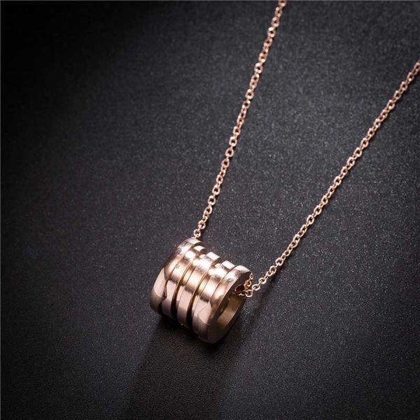 necklaces strands strings steel rose gold necklace women's creative baojia spring pendant, Silver
necklaces strands strings steel rose gold necklace women's creative baojia spring pendant, Silver