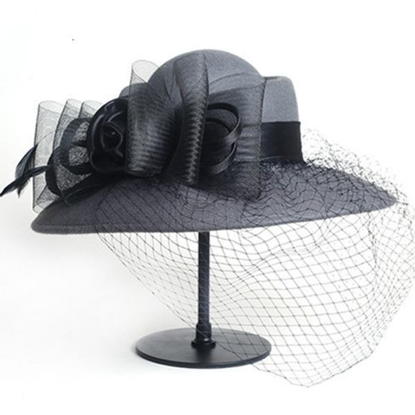 stingy brim hats women floppy hat wool floral veil netting feather wide brim derby hat fedoras formal occasion dance party summer beach hat, Blue;gray
stingy brim hats women floppy hat wool floral veil netting feather wide brim derby hat fedoras formal occasion dance party summer beach hat, Blue;gray