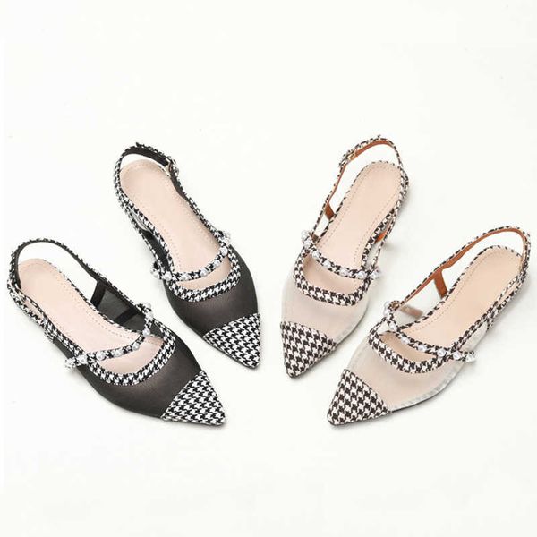 sandals 2022 beads pointed toe mesh sandals women breathable mules belt buckle summer shoes mixed colors pearl modern sandalias de mujer g23, Black
sandals 2022 beads pointed toe mesh sandals women breathable mules belt buckle summer shoes mixed colors pearl modern sandalias de mujer g23, Black