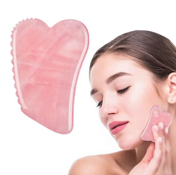 beauty facial massager natural rose quartz stone gua sha tool with jagged edge face lifting eyes neck massage health tighten skin scarping s
beauty facial massager natural rose quartz stone gua sha tool with jagged edge face lifting eyes neck massage health tighten skin scarping s