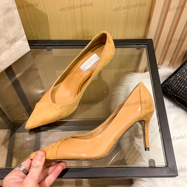 womens stiletto heels office dress shoes leather pointy shoes sandals slippers solid color stitching brand designer banquet dress shoe simpl, Black
womens stiletto heels office dress shoes leather pointy shoes sandals slippers solid color stitching brand designer banquet dress shoe simpl, Black