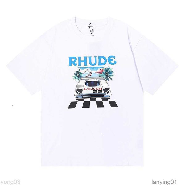 in9t american street trend brand rhude short sleeve t shirts miami limited print for men loose versatile base te fln9, White;black
in9t american street trend brand rhude short sleeve t shirts miami limited print for men loose versatile base te fln9, White;black