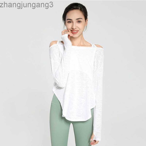 alos yoga t shirt sports loose large size quick-drying fitness long sleeve fall thin yoga suit running blouse women, White
alos yoga t shirt sports loose large size quick-drying fitness long sleeve fall thin yoga suit running blouse women, White