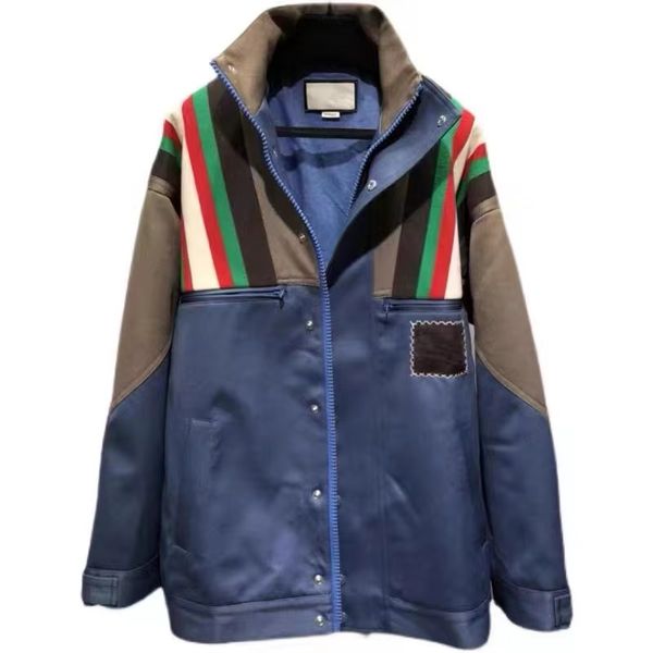 autumn and winter new men's jacket classic ribbon splice jacket casual jacket jacket men's and women's jacket, Black;brown
autumn and winter new men's jacket classic ribbon splice jacket casual jacket jacket men's and women's jacket, Black;brown