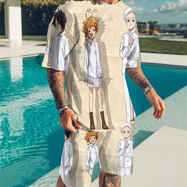 2023 new two piece summer men's set 3d agreed neverland sports fashion beach shorts, White;black
2023 new two piece summer men's set 3d agreed neverland sports fashion beach shorts, White;black