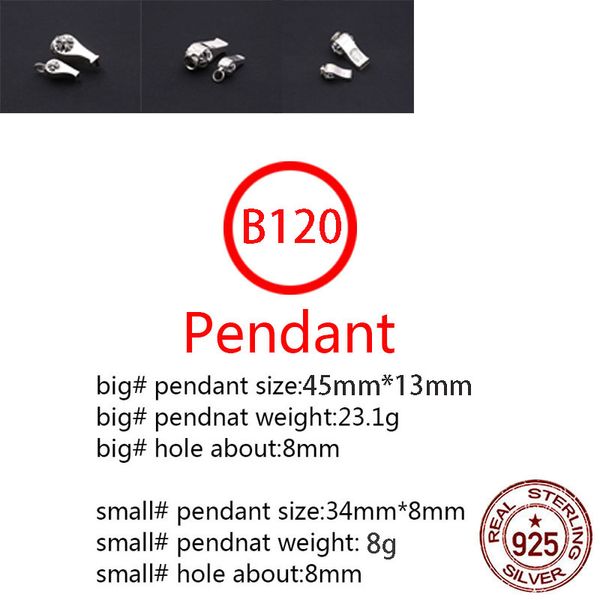 b120 s925 sterling silver pendant personalized punk style retro hip hop simple whistle cross flower letter shape gift for lovers
b120 s925 sterling silver pendant personalized punk style retro hip hop simple whistle cross flower letter shape gift for lovers