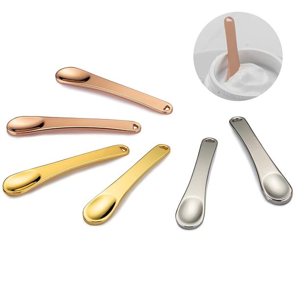makeup tools metal cosmetic skincare spatula, mini mask facial reusable scoop, makeup beauty spoons for cream, lotions, moisturizer
makeup tools metal cosmetic skincare spatula, mini mask facial reusable scoop, makeup beauty spoons for cream, lotions, moisturizer