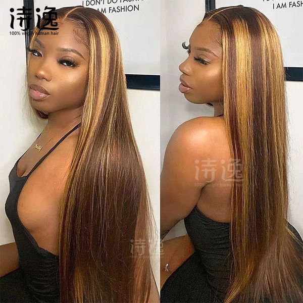 wxwhighlight p2/gold 30 straight 13 * 4 lace front human hair wig 230323, Black
wxwhighlight p2/gold 30 straight 13 * 4 lace front human hair wig 230323, Black