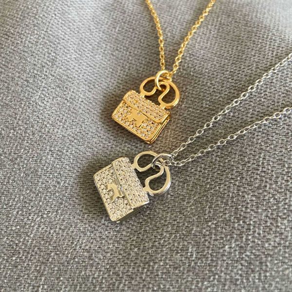 pendant necklaces strands strings h kangkang bag necklace female copper plated 18k gold inlaid with zirconium letter pendant light luxury sm, Silver
pendant necklaces strands strings h kangkang bag necklace female copper plated 18k gold inlaid with zirconium letter pendant light luxury sm, Silver