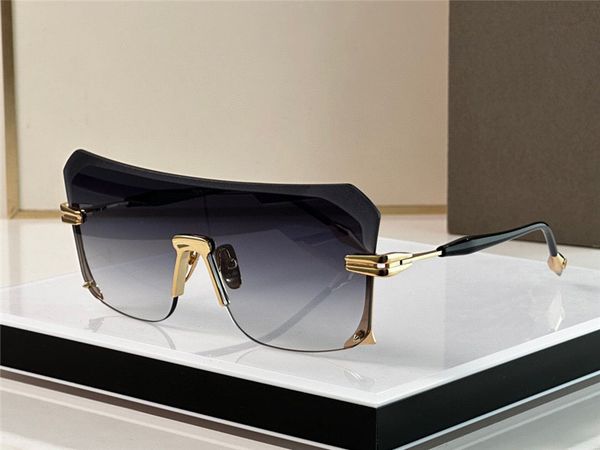 new fashion design shield sunglasses laniti metal rimless frame with a futuristic reverse gradient single lens blade high-end outdoor uv400, White;black
new fashion design shield sunglasses laniti metal rimless frame with a futuristic reverse gradient single lens blade high-end outdoor uv400, White;black