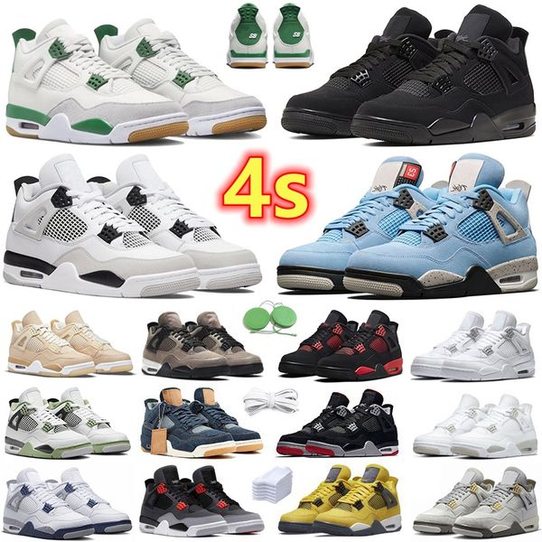 4 jumpman 4s men women basketball shoes military red black cat pine green seafoam midnight navy red thunder sail university blue white oreo
4 jumpman 4s men women basketball shoes military red black cat pine green seafoam midnight navy red thunder sail university blue white oreo