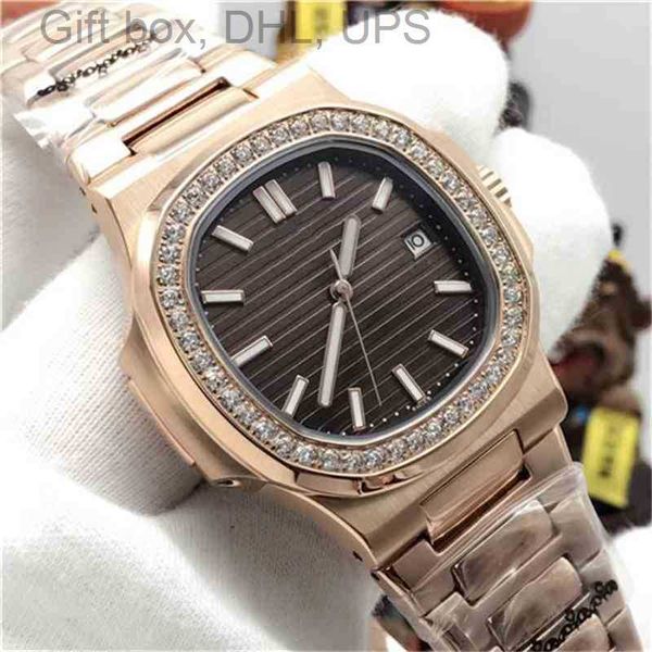 luxury 9 mechanical clour automatic nautilus mens bezel watches 5713 stainless steel strap swiss brands men sports wrist watch akh5, Slivery;brown
luxury 9 mechanical clour automatic nautilus mens bezel watches 5713 stainless steel strap swiss brands men sports wrist watch akh5, Slivery;brown