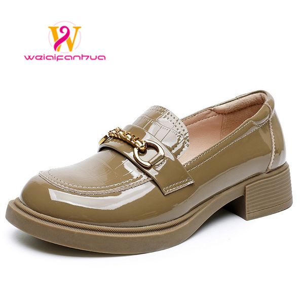 womens spring thick heeled leather womens loafers2023casual round toe british lace-up large size work womens wear, Black;white
womens spring thick heeled leather womens loafers2023casual round toe british lace-up large size work womens wear, Black;white