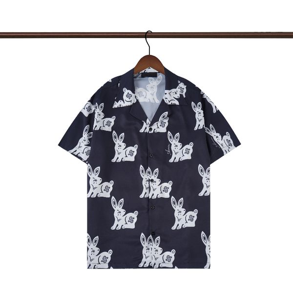 luxury designer shirts men's fashion red rabbit bowling tshirt hawaii floral casual silk shirts men slim fit short sleeve dress shirt, White;black
luxury designer shirts men's fashion red rabbit bowling tshirt hawaii floral casual silk shirts men slim fit short sleeve dress shirt, White;black