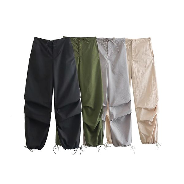 women's pants jogging cargo 2023 casual chic low elastic waist solid color drawstring trousers ladies side pockets pleats 230323, Black;white
women's pants jogging cargo 2023 casual chic low elastic waist solid color drawstring trousers ladies side pockets pleats 230323, Black;white