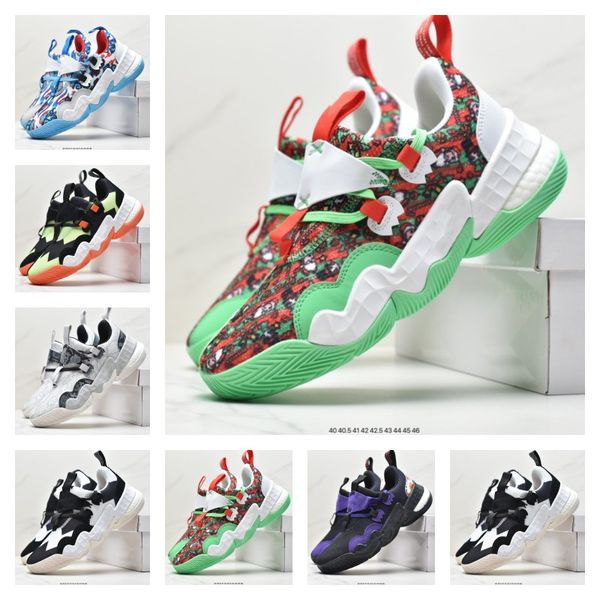 trae young 1 men basketball shoes platform sneakers blue ice trae christmas def recordings atlanta pixel mens chaussure trainers tenis sneak