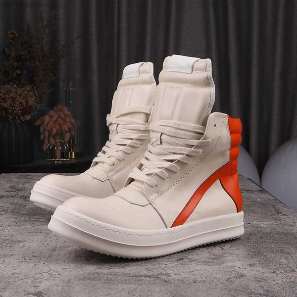 men's rick casual shoes ro owens high leather inverted triangle women's sneakers, Black
men's rick casual shoes ro owens high leather inverted triangle women's sneakers, Black