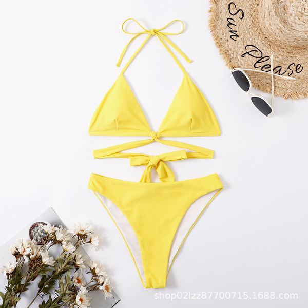 ins european and american new solid color split swimsuit exclusive for cross-border lace-up bikini womens swimsuit wholesale, White;black
ins european and american new solid color split swimsuit exclusive for cross-border lace-up bikini womens swimsuit wholesale, White;black
