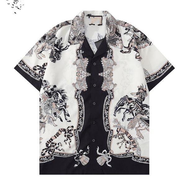 2023 europe france mens shirts hawaii beach silk casual shirt allover animal print spring summer cool hip hop designer tshirts short sleeve, White;black
2023 europe france mens shirts hawaii beach silk casual shirt allover animal print spring summer cool hip hop designer tshirts short sleeve, White;black