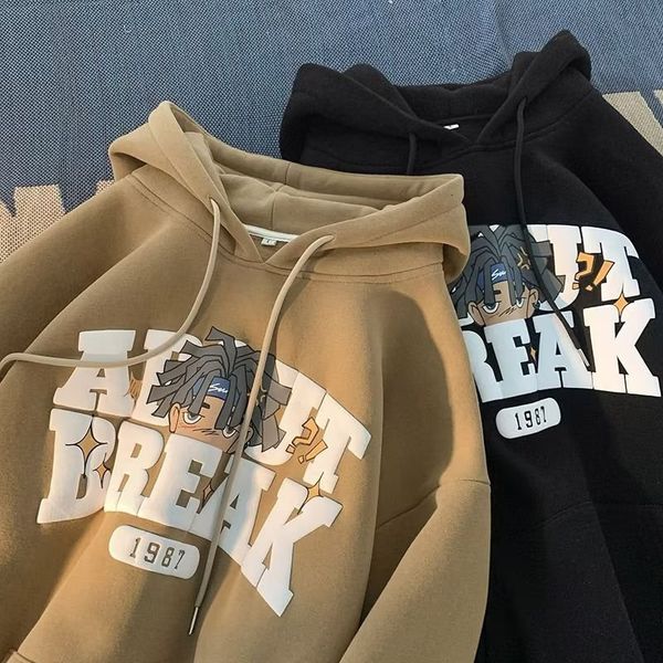 men's hoodies sweatshirts vintage cartoon printing graphic hoodie oversized y2k american hip hop fashion hoody streetwear 230323, Black
men's hoodies sweatshirts vintage cartoon printing graphic hoodie oversized y2k american hip hop fashion hoody streetwear 230323, Black
