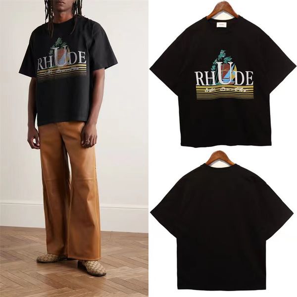 men's plus tees rhude men's shirt summer letter icon fashion street casual short sleeve beach style cotton women's t shirt, Black;brown
men's plus tees rhude men's shirt summer letter icon fashion street casual short sleeve beach style cotton women's t shirt, Black;brown