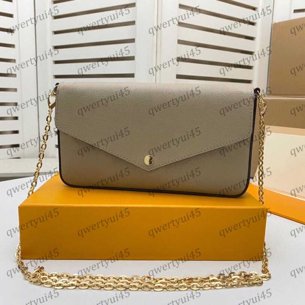 shoulder bag felicie pochette dove grey empreinte leather with bold cream flower print envelope detachable gold chain 3 multi clutch 69977 0
shoulder bag felicie pochette dove grey empreinte leather with bold cream flower print envelope detachable gold chain 3 multi clutch 69977 0