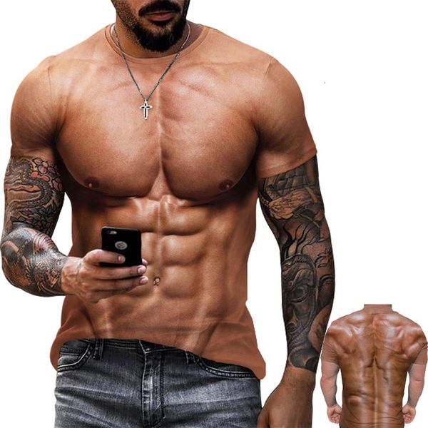 mens tshirts fashion funny muscular men 3d printing casual round neck short sleeve oversized quick dry clothing 230322, White;black
mens tshirts fashion funny muscular men 3d printing casual round neck short sleeve oversized quick dry clothing 230322, White;black