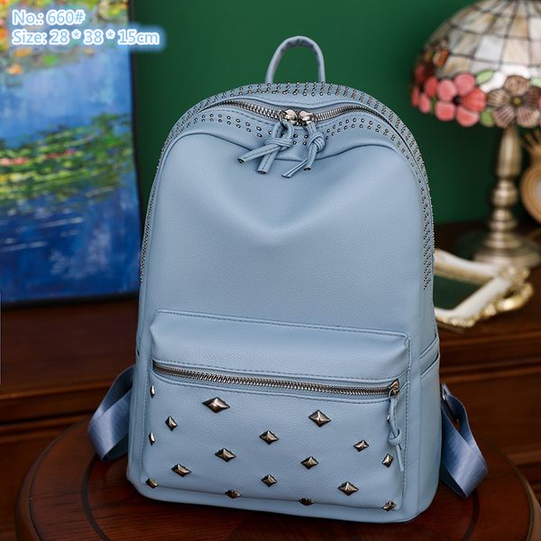 factory wholesale ladies shoulder bag 5 colors street pop rivet punk backpack vertical large-capacity wear-resistant leather handbag college
factory wholesale ladies shoulder bag 5 colors street pop rivet punk backpack vertical large-capacity wear-resistant leather handbag college