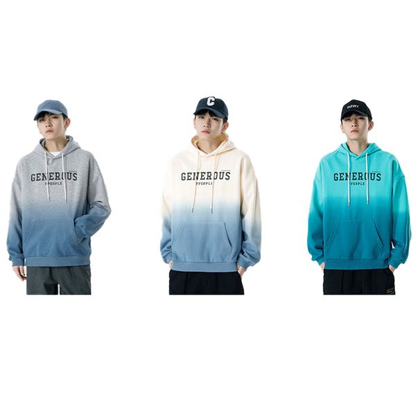 men's hoodies sweatshirts men's autumn and winter new loose hooded sweater men's fashion brand gradient letter print men', Black
men's hoodies sweatshirts men's autumn and winter new loose hooded sweater men's fashion brand gradient letter print men', Black