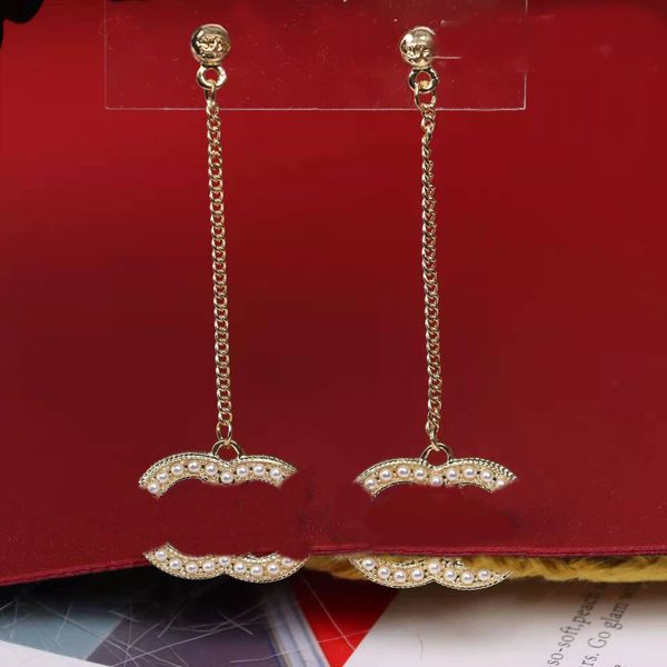 classic style luxury stud earrings designer letter earring long pendant jewelry women diamante s925 silver needle women gifts, Golden;silver
classic style luxury stud earrings designer letter earring long pendant jewelry women diamante s925 silver needle women gifts, Golden;silver