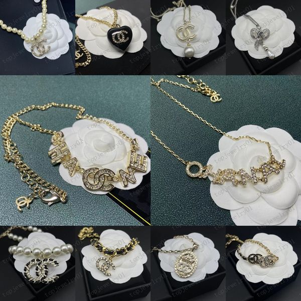 wholesale luxury designer brand double letter pendant necklaces chain 18k gold plated crysatl rhinestone sweater newklace for women wedding, Silver
wholesale luxury designer brand double letter pendant necklaces chain 18k gold plated crysatl rhinestone sweater newklace for women wedding, Silver