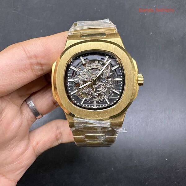 men's rose gold stainless steel watch hollow skeleton square dial business leisure fashion men's automatic mechanical watch, Slivery;brown
men's rose gold stainless steel watch hollow skeleton square dial business leisure fashion men's automatic mechanical watch, Slivery;brown