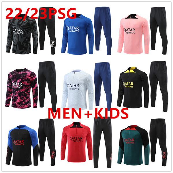 2023 new psgs mbappe soccer jersey tracksuit sportswear 22/23 classic style paris training suit half pull long sleeve sergio ramos verratti, Gray
2023 new psgs mbappe soccer jersey tracksuit sportswear 22/23 classic style paris training suit half pull long sleeve sergio ramos verratti, Gray
