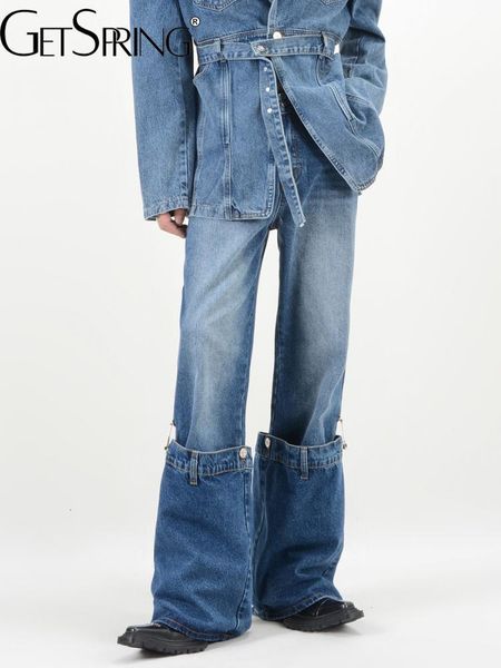 women's jeans getspring women denim pants fashion loose casual long wide legs high waist all match blue trousers spring autumn 230323
women's jeans getspring women denim pants fashion loose casual long wide legs high waist all match blue trousers spring autumn 230323