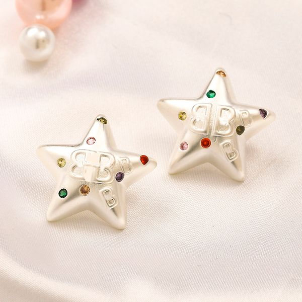 fashion women s925 silver designer ear stud earrings brand designers star geometry letters colorful crystal rhinestone earring wedding party, Golden;silver
fashion women s925 silver designer ear stud earrings brand designers star geometry letters colorful crystal rhinestone earring wedding party, Golden;silver