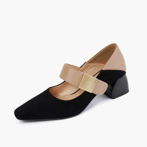 women nature suede high thick heels smallhut new 2023 spring black apricot square toe pumps elegant lady metal decoration shoes 230202
women nature suede high thick heels smallhut new 2023 spring black apricot square toe pumps elegant lady metal decoration shoes 230202