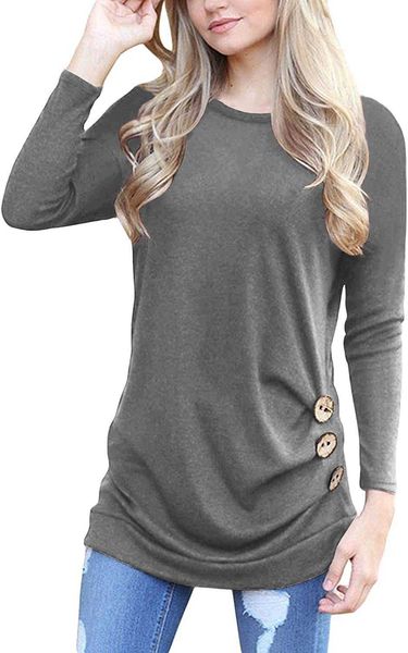 casual dresses yincro women's casual long sleeve tunic fall tshirt blouses, Black;gray
casual dresses yincro women's casual long sleeve tunic fall tshirt blouses, Black;gray