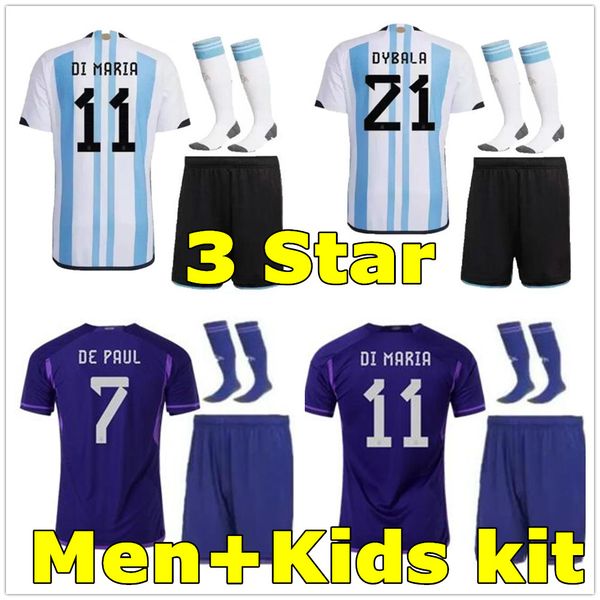 3 star 2022 argentina soccer jersey enzo alvarez dybala aguero maradona di maria j. alvarez pre-match al nassr fc ronaldo men kids kit footb, Black;yellow
3 star 2022 argentina soccer jersey enzo alvarez dybala aguero maradona di maria j. alvarez pre-match al nassr fc ronaldo men kids kit footb, Black;yellow