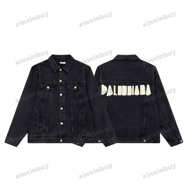 xinxinbuy men designer coat jacket hoodie paris tape destroyed print denim long sleeve women black khaki blue grey xs-2xl, Black;brown
xinxinbuy men designer coat jacket hoodie paris tape destroyed print denim long sleeve women black khaki blue grey xs-2xl, Black;brown