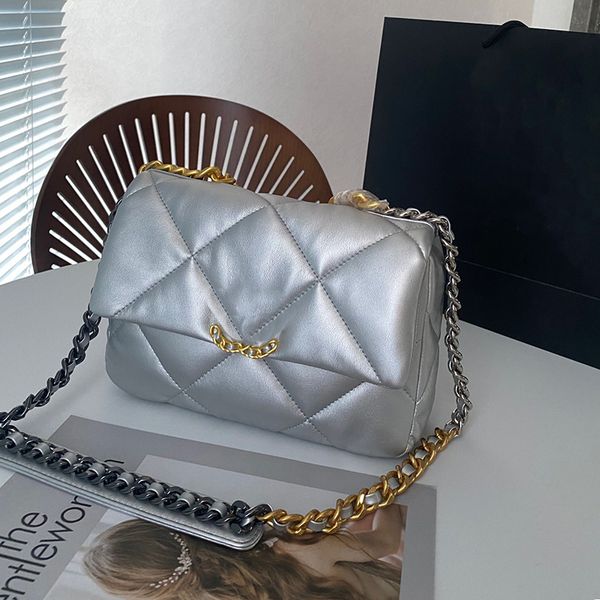 19 collection womens metallic quilted bags with seral number silver gold metal hardware chain hand totes crossbody shoulder handbags with ba
19 collection womens metallic quilted bags with seral number silver gold metal hardware chain hand totes crossbody shoulder handbags with ba