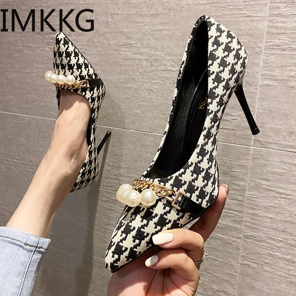 dress shoes spring women shoes high heel brand stiletto metal chain beading wedding pumps luxury high heels party casual shoes 230323, Black
dress shoes spring women shoes high heel brand stiletto metal chain beading wedding pumps luxury high heels party casual shoes 230323, Black