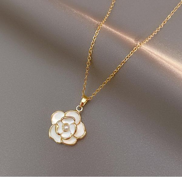 fashion necklace trendy camellia necklace luxury beautiful necklace for women jewelry accessories wedding gift, Silver
fashion necklace trendy camellia necklace luxury beautiful necklace for women jewelry accessories wedding gift, Silver