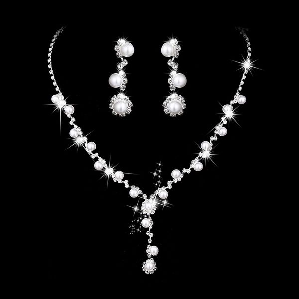 11 style necklace earring suit inlaid zircon rhinestone twinkle decorate adjeustable length necklace non fading noble and elegant wedding pa, Silver
11 style necklace earring suit inlaid zircon rhinestone twinkle decorate adjeustable length necklace non fading noble and elegant wedding pa, Silver