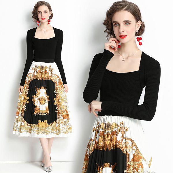 baroque print two piece prom dresses women designer sets 2023 black and pleated skirts party 2 piece midi dress set long sleeve retro flora, White
baroque print two piece prom dresses women designer sets 2023 black and pleated skirts party 2 piece midi dress set long sleeve retro flora, White