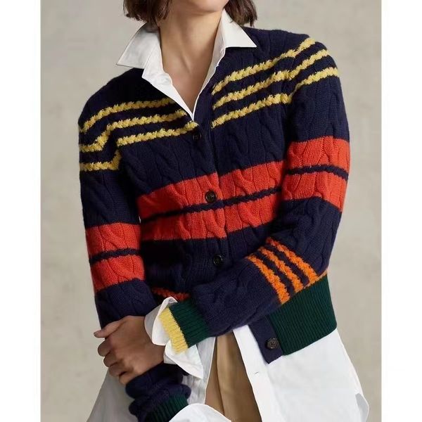 women's knits tee sweater rl wool cardigan autumn winter woman korean fashion color striped knitted jumper sueters de mujer 230323, White
women's knits tee sweater rl wool cardigan autumn winter woman korean fashion color striped knitted jumper sueters de mujer 230323, White