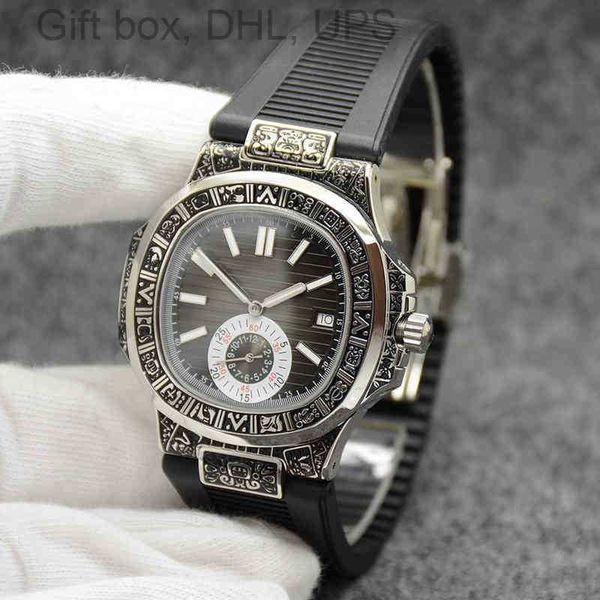 classic mark chronograph men satch rust-rubber band mechanical motion automatic sports calendar clock black lea to4u, Slivery;brown
classic mark chronograph men satch rust-rubber band mechanical motion automatic sports calendar clock black lea to4u, Slivery;brown