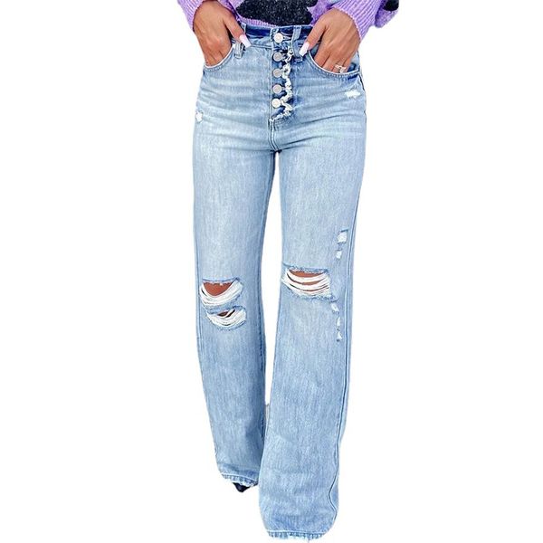 new jeans casual fashion women panties blue temperament wash water holes high waist jeans
new jeans casual fashion women panties blue temperament wash water holes high waist jeans