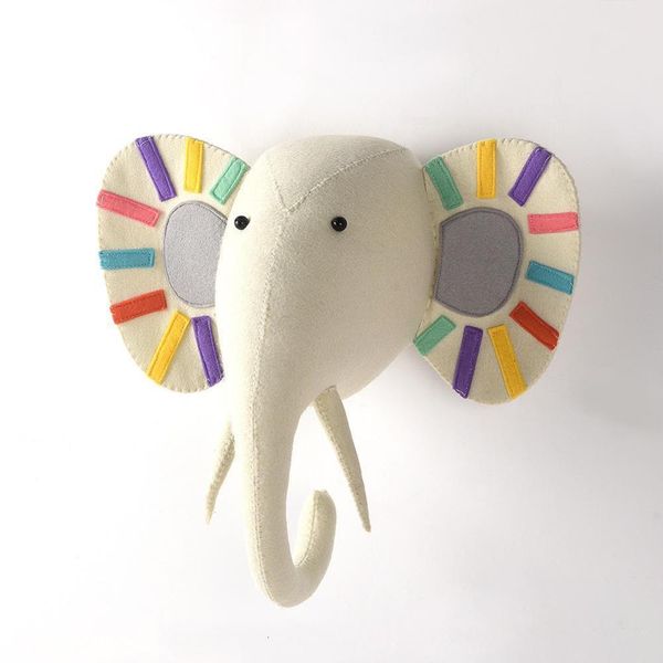 wall decor felt colorful animals head wall decoration elephant stuffed toy doll for girl baby kids nursery room decor wall hanging 230323
wall decor felt colorful animals head wall decoration elephant stuffed toy doll for girl baby kids nursery room decor wall hanging 230323
